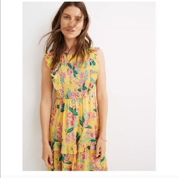 Banjanan Iris Smocked Maxi Dress sz. XS - Picture 3 of 5